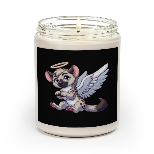 Hyena angel wings halo Scented Candles
