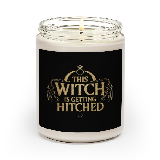This Witch is Getting Hitched Hallo Wedding Bride Scented Candles