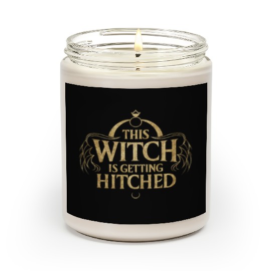 This Witch is Getting Hitched Hallo Wedding Bride Scented Candles