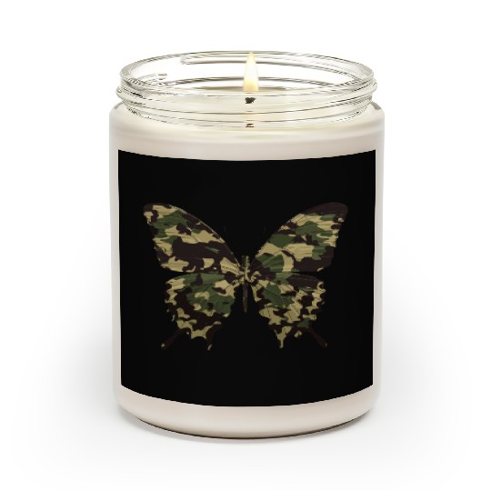 Natural Camouflage Butterfly Scented Candles