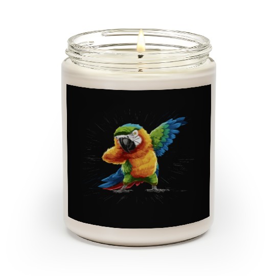 Macaw Parrot for a Bird Lover Animal Lover Scented Candles