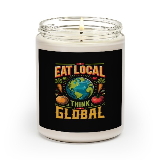 Farmers Market Farmer Agriculture Farming Food Scented Candles