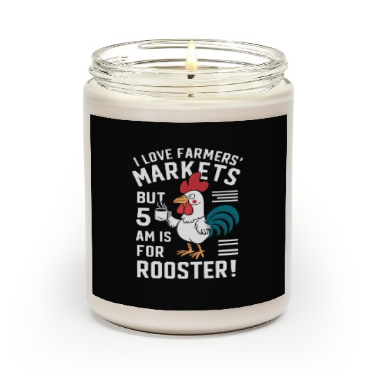 Farmers Market Farmer Agriculture Farming Food Scented Candles