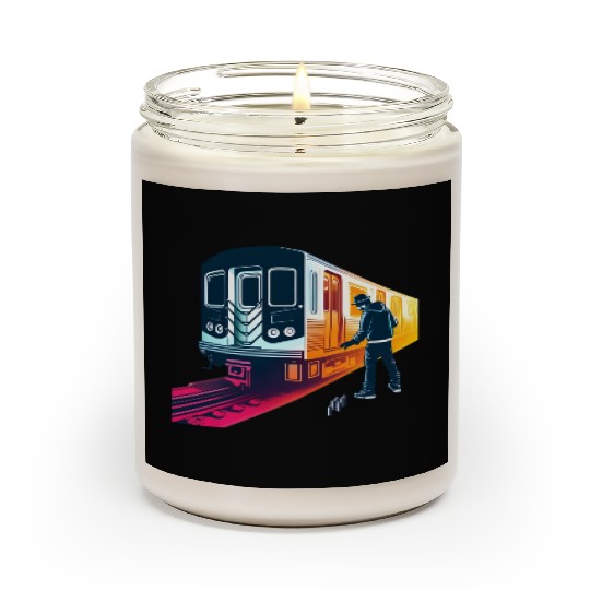 AI Teen at Subway Layup Masked Scented Candles