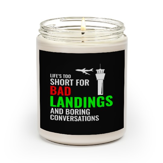Air Traffic Controller ATC Aviation Humor Airplane Scented Candles