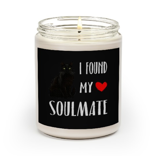 I Found My Soulmate Bombay Cat Lover Best Friend Scented Candles