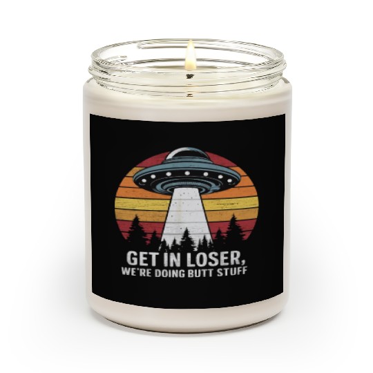 Space Get In Loser Encounter Adventure Scented Candles