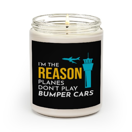 Air Traffic Controller ATC Aviation Humor Airplane Scented Candles