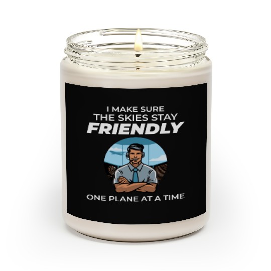 Air Traffic Controller ATC Aviation Humor Airplane Scented Candles