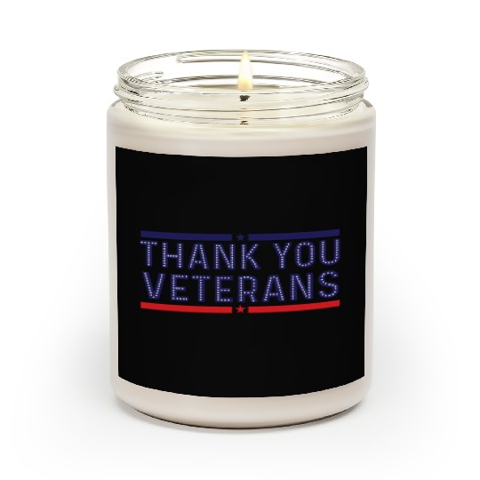 THANK YOU VETERANS Scented Candles