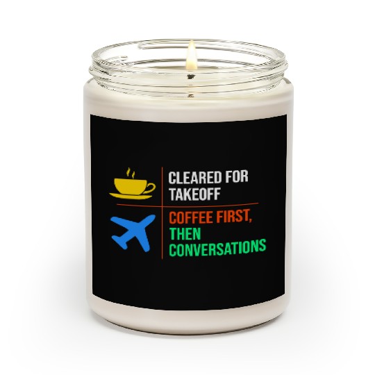 Air Traffic Controller Coffee ATC Aviation Humor Scented Candles