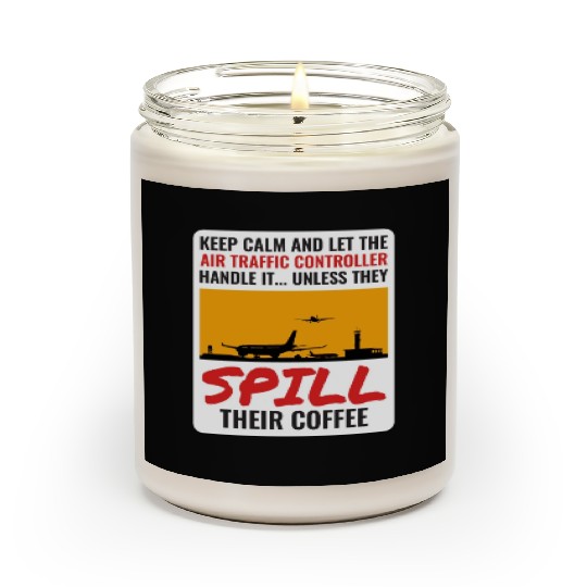 Air Traffic Controller Coffee ATC Aviation Humor Scented Candles