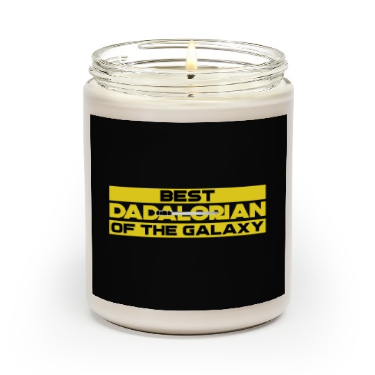 best dadalorian of the galaxy Scented Candles