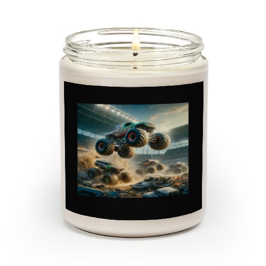 Monster Madness Monster Trucks Scented Candles