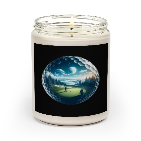 Twilight A Golf Dream Scape Surreal Golfing Course Scented Candles