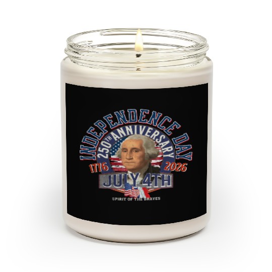 Independence Day 250th Patriot Portrait Scented Candles