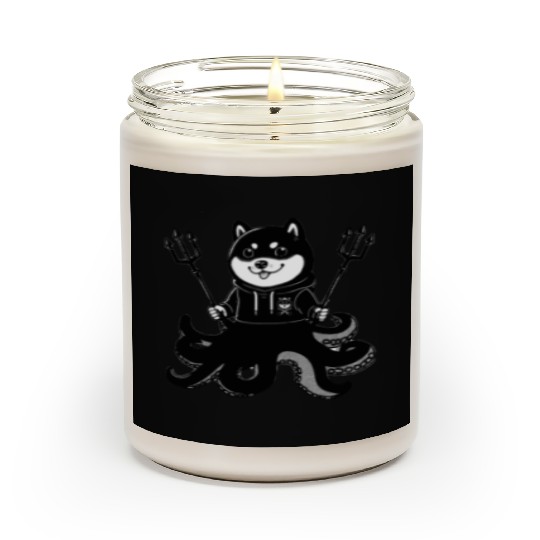 Shiba Inu octopus Scented Candles