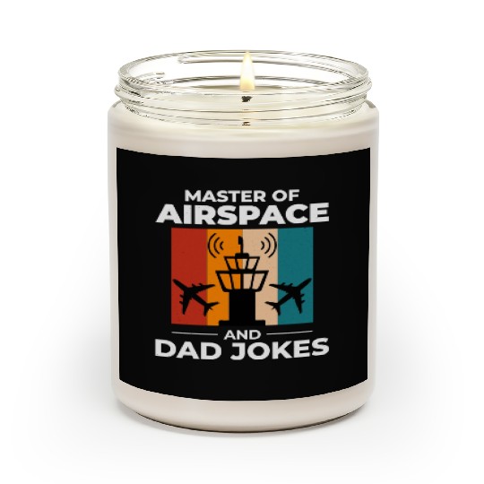 Air Traffic Controller ATC Dad Aviation Humor Scented Candles