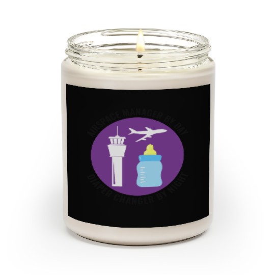 Air Traffic Controller ATC Dad Aviation Humor Scented Candles