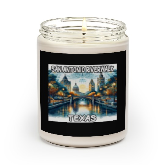 San Antonio Riverwalk Scented Candles