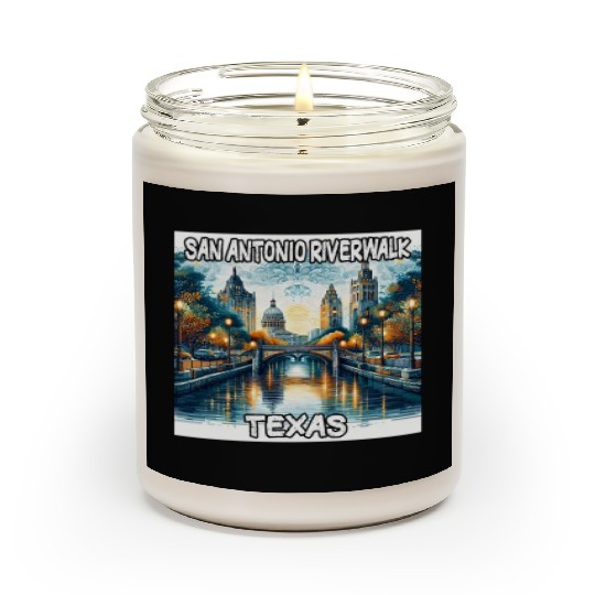 San Antonio Riverwalk Scented Candles