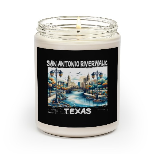 San Antonio Riverwalk Scented Candles