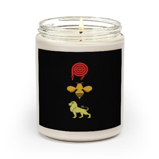 Hose Bee Lion Scented Candles