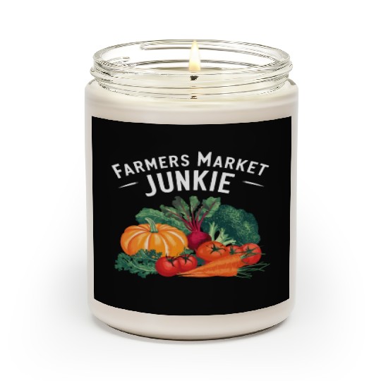Farmers Market Farmer Agriculture Farming Food Scented Candles