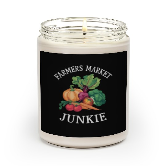 Farmers Market Farmer Agriculture Farming Food Scented Candles
