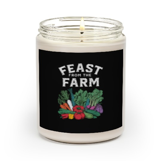 Farmers Market Farmer Agriculture Farming Food Scented Candles