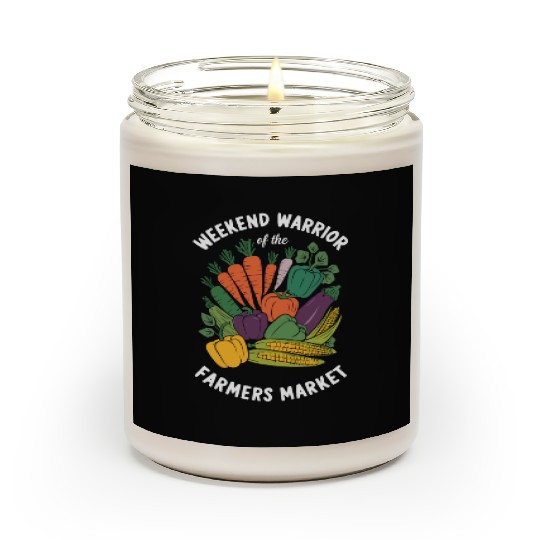Farmers Market Farmer Agriculture Farming Food Scented Candles