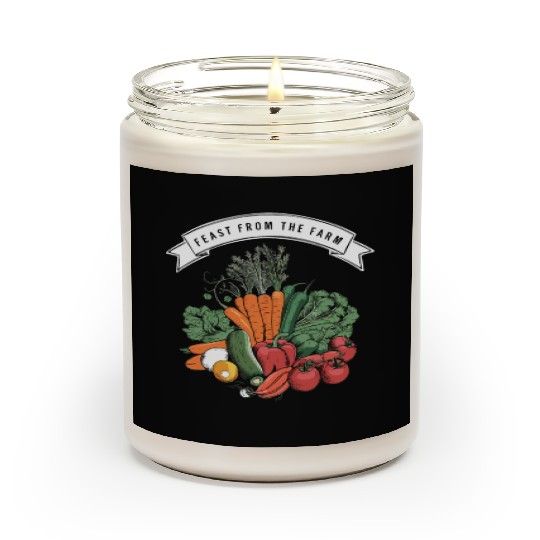Farmers Market Farmer Agriculture Farming Food Scented Candles