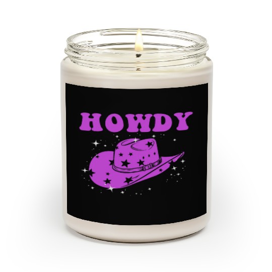 Western Country Texas Cowboy Hat Scented Candles