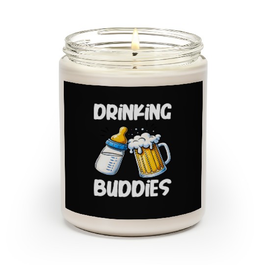 Drinking Buddies Creative Fun Novelty Scented Candles