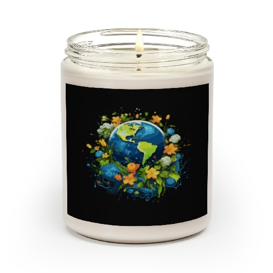 Respect Your Mother Earth Day Save Our Planet Scented Candles