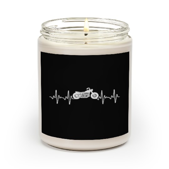 Funny Motorcycle Design Lovers Scented Candles