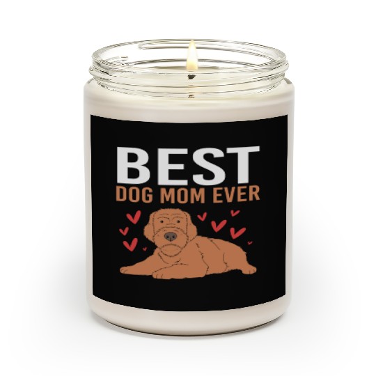 Best Dog Mom Wirehaired Pointing Griffon Scented Candles