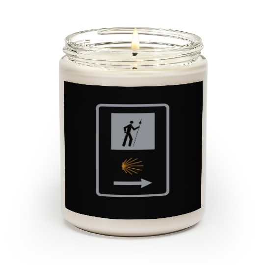 Way of St. James Pilgrim Camino Shell Sign Scented Candles