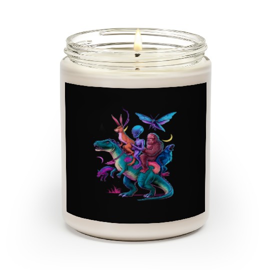Cryptozoology Cryptid Bigfoot Jackalope Mothman Scented Candles