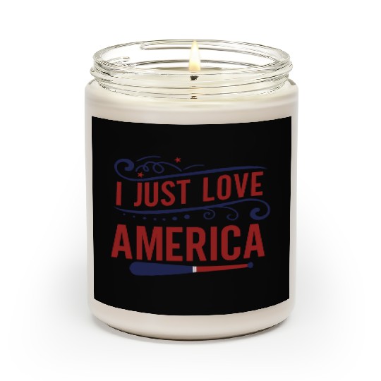I Just Love America Scented Candles