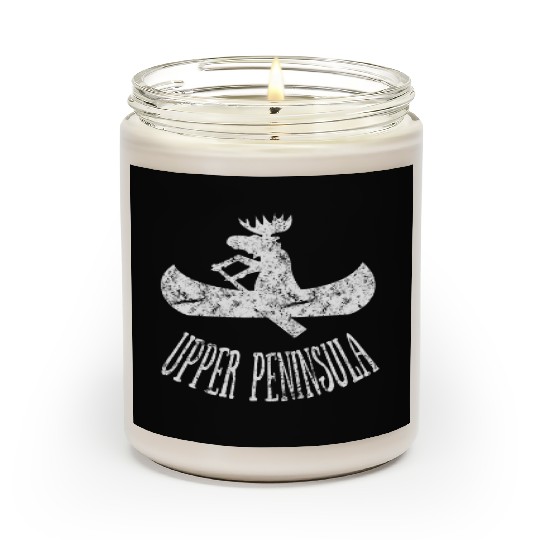 Yooper Moose Upper Peninsula Moose Canoe Scented Candles