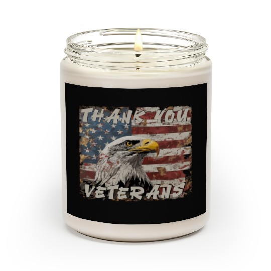 Veterans day 4th of Juli USA US Patriot Scented Candles