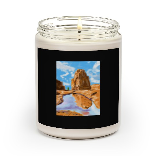 Grand Canyon Loose Oil Landscape Painting Scented Candles