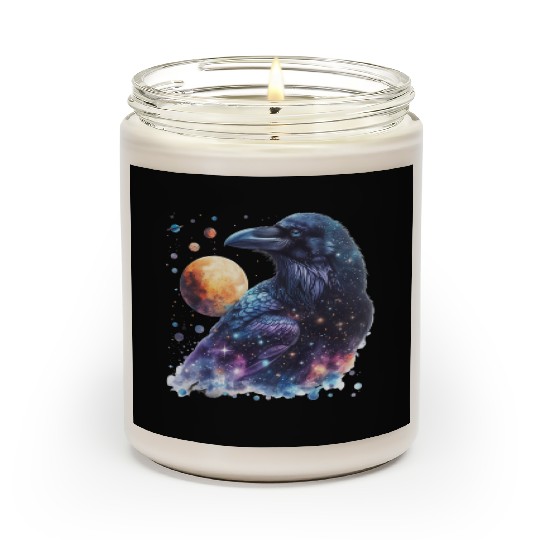 Celestial Raven Clipart Clipart, Crow Bird Witch Scented Candles