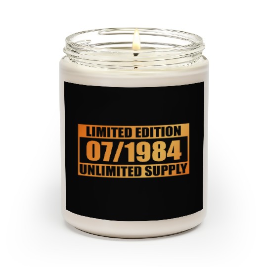 40th birthday Limited Edition - ꝏ Supply 07/1984 Scented Candles