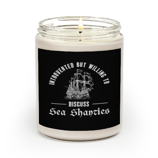 Sailor Meme Pirate Ship Ocean Sailing Scented Candles