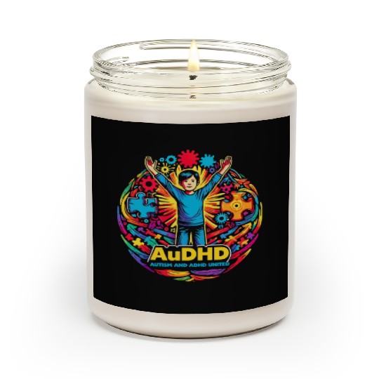 AuDHD Autism ADHD Autistic Spectrum Neurodiversity Scented Candles