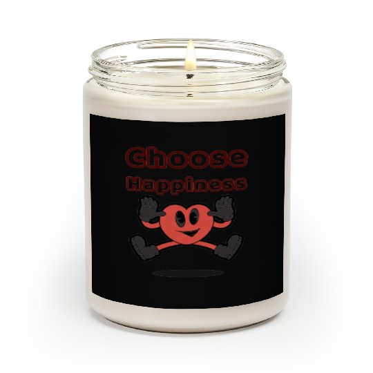 Choose Happiness: Embrace Joy and Positivity Scented Candles