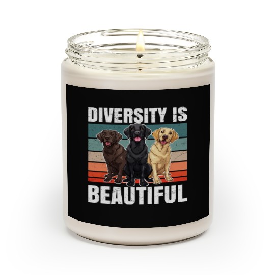 Labrador Lover DIVERSITY IS BEAUTIFUL Owner Scented Candles