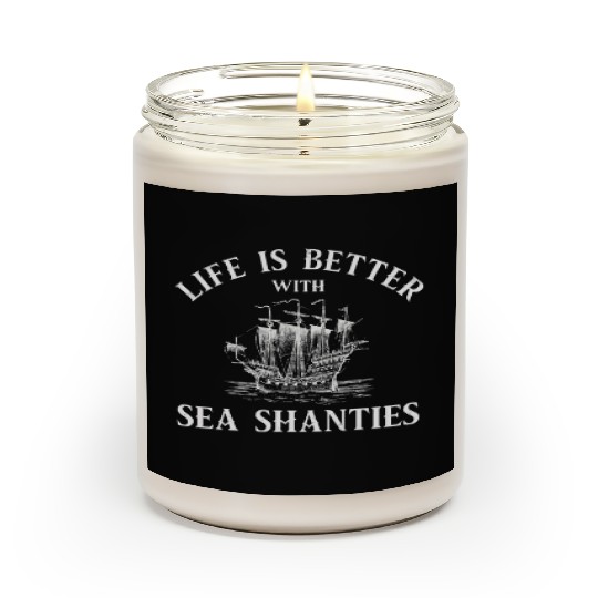 Sailor Meme Pirate Ship Ocean Sailing Scented Candles